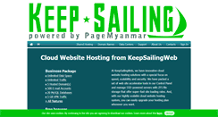 Desktop Screenshot of keepsailingweb.com